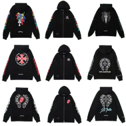 Bunch of Chrome Hearts Hoodies #1 (40 Variants)
